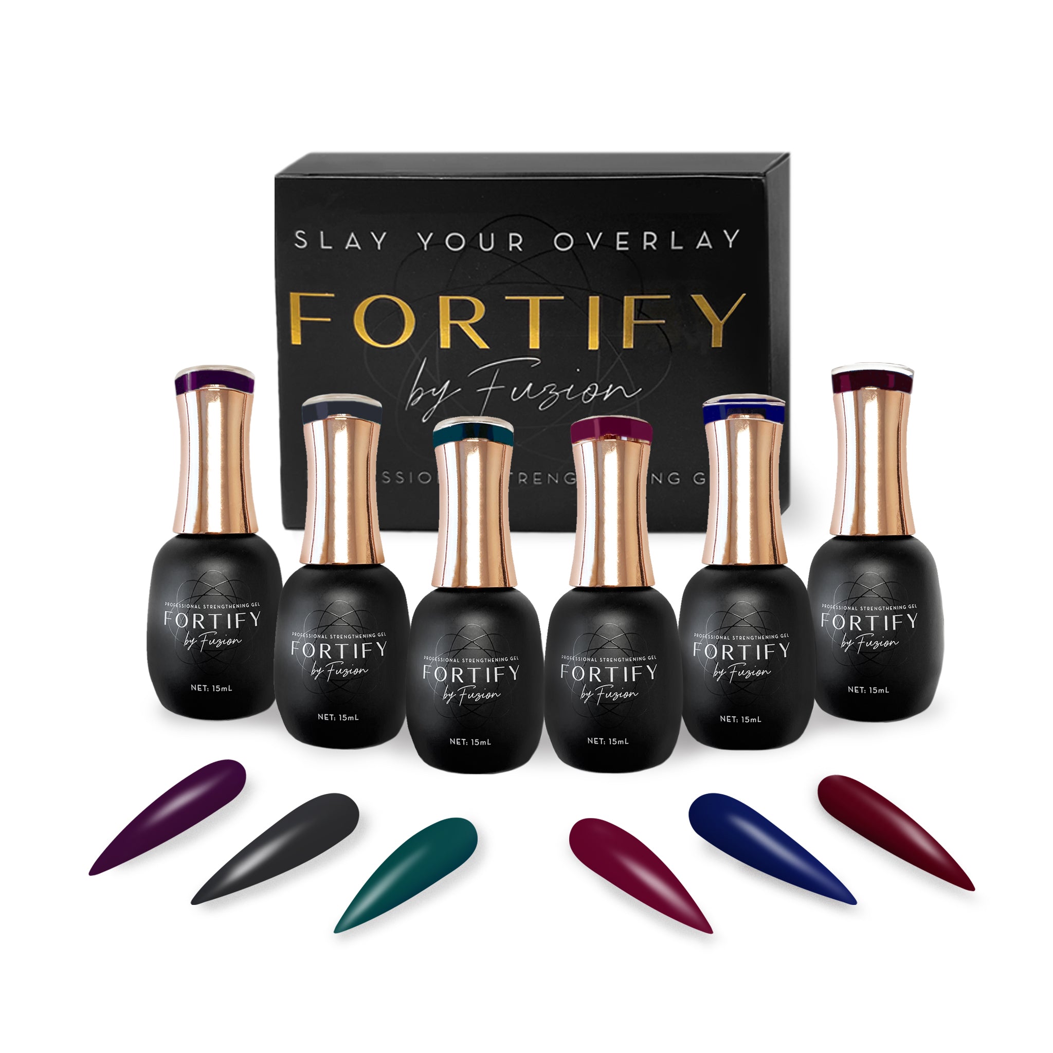 Fall Collection - HEMA Free Gel Polish  | 6pc Collection | Fortify by Fuzion