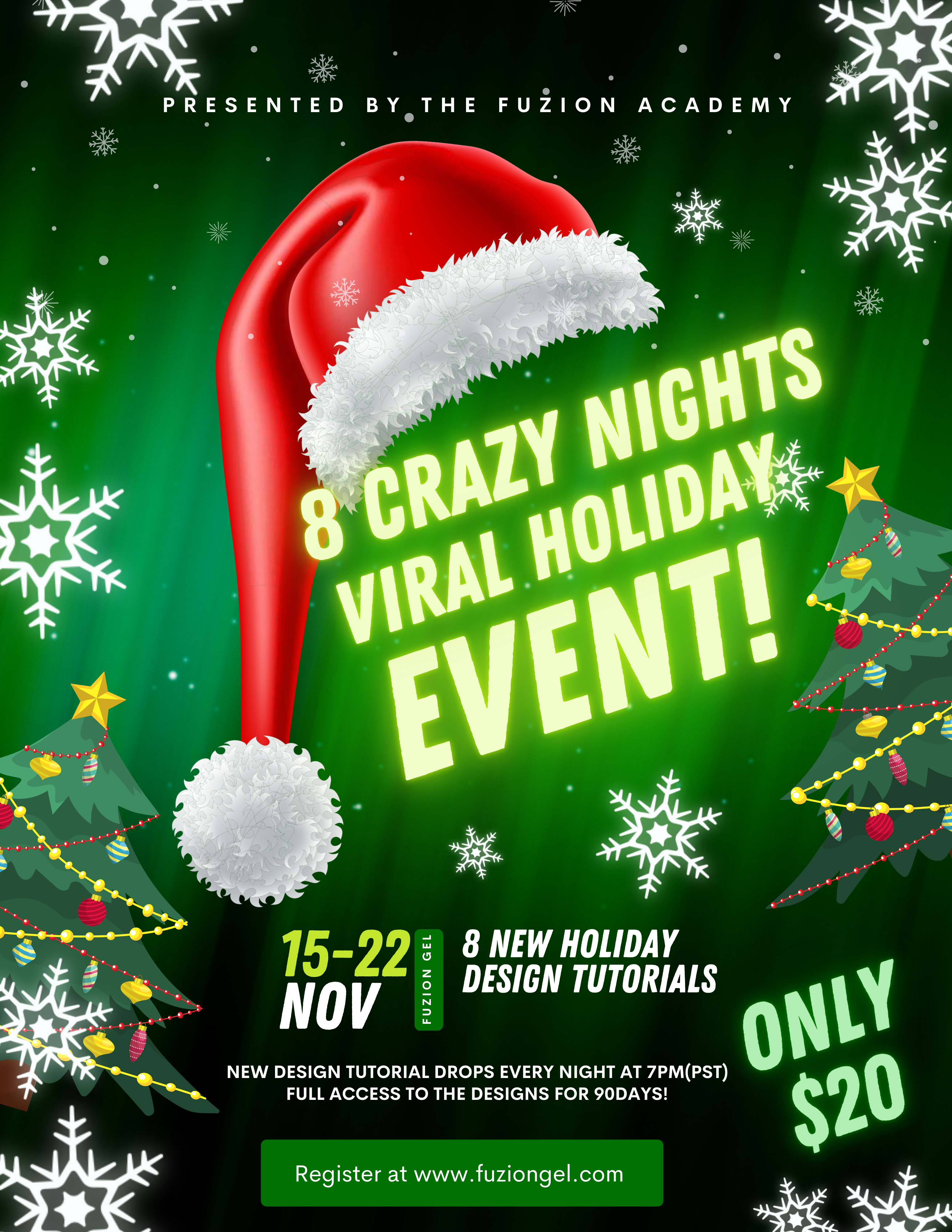 8 Crazy Nights of Virtual Design Tutorials! Nov 15-22nd