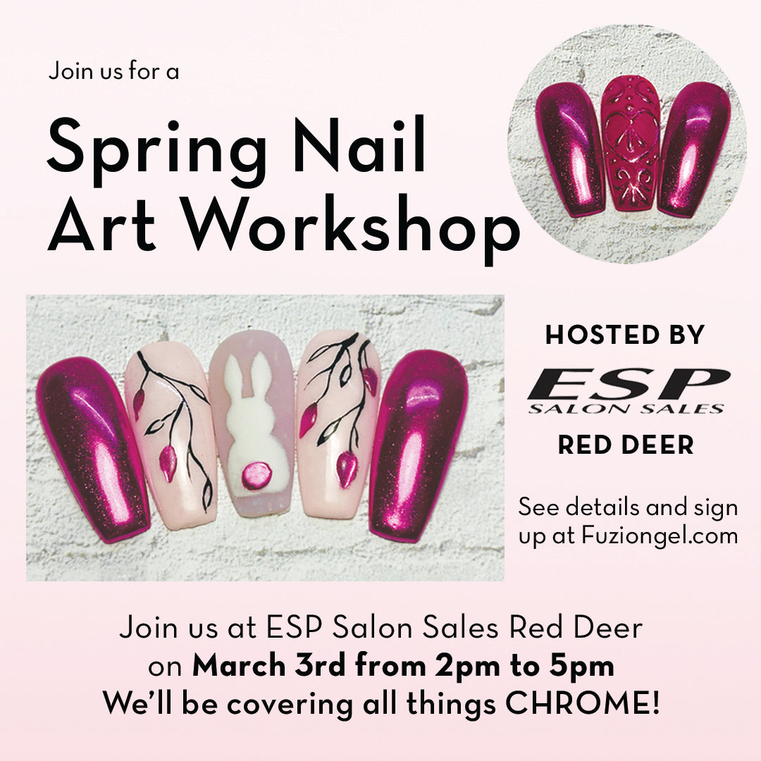 Spring Nail Art Workshop - March 3rd Red Deer