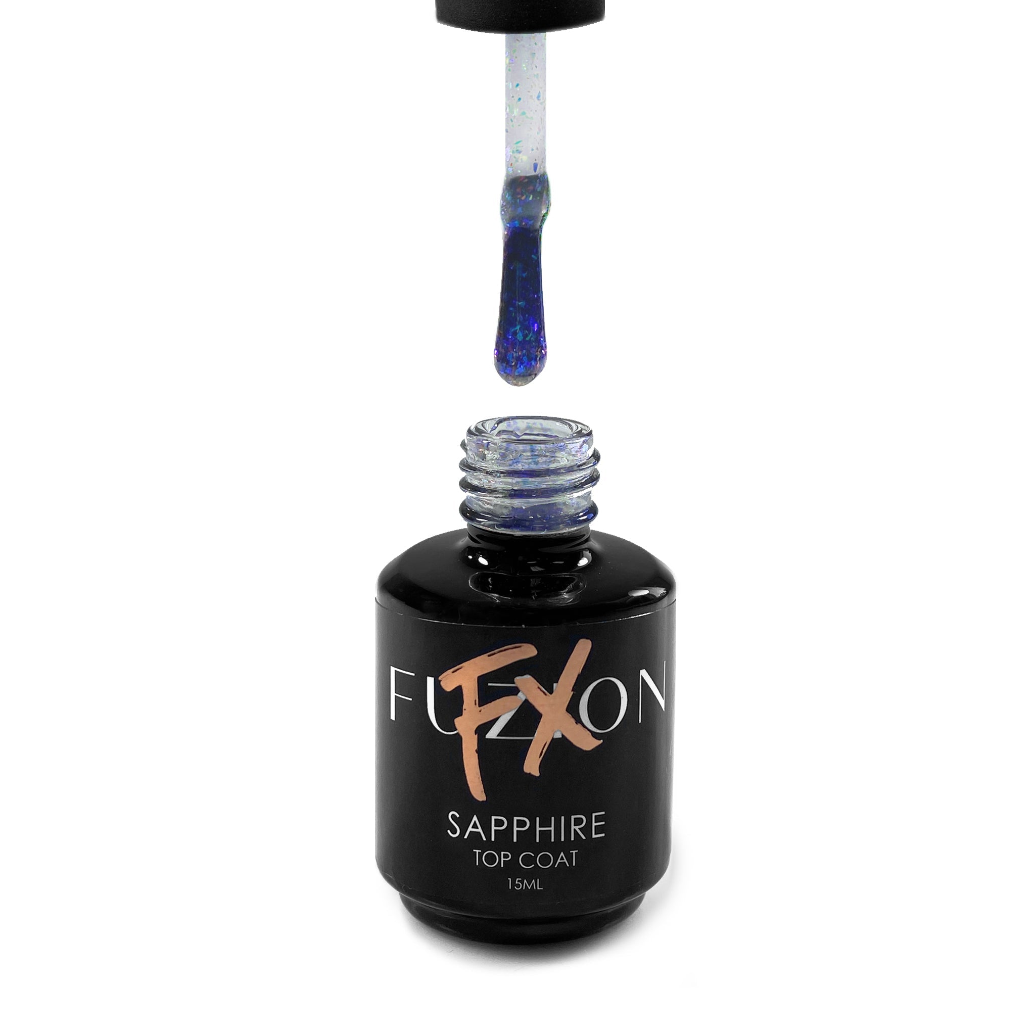 FX Shiny Flake Topcoat ~ Sapphire | FX by Fuzion